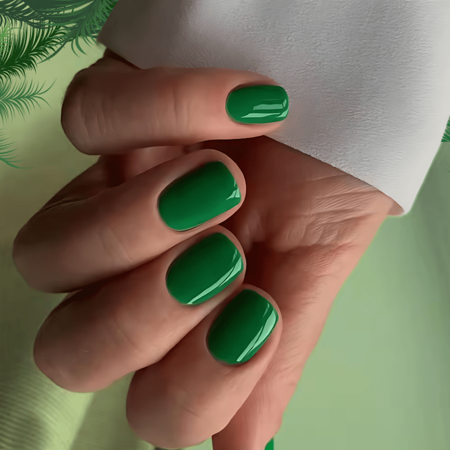 Des Faux Ongles Sublimes en 5 min – Sans Colle, Sans dégâts, Sans RDV - Vert Intense