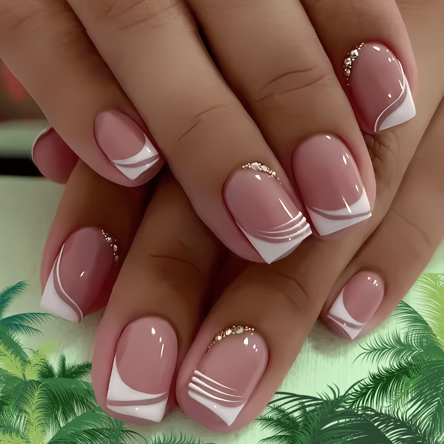 Des Faux Ongles Sublimes en 5 min – Sans Colle, Sans dégâts, Sans RDV - Golden Elegance