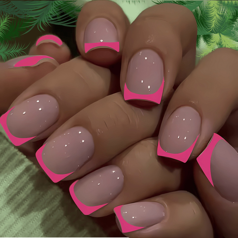 Des Faux Ongles Sublimes en 5 min – Sans Colle, Sans dégâts, Sans RDV – Sans abîmer vos Ongles - Pink Edge