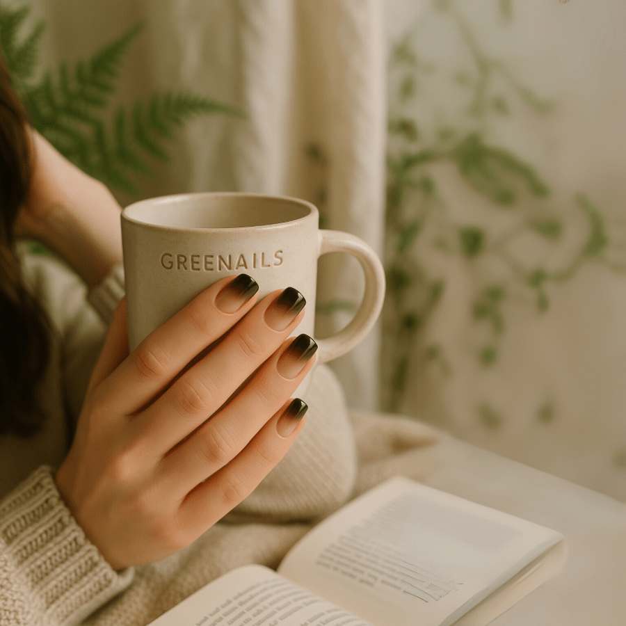Des Faux Ongles Sublimes en 5 min – Sans Colle, Sans dégâts, Sans RDV - Éclipse Noire