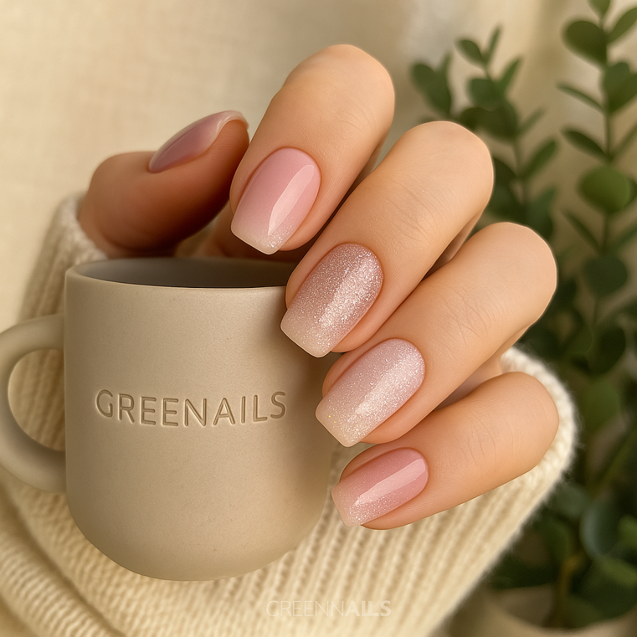 Des Faux Ongles Sublimes en 5 min – Sans Colle, Sans dégâts, Sans RDV - Rose Éclat Ombré