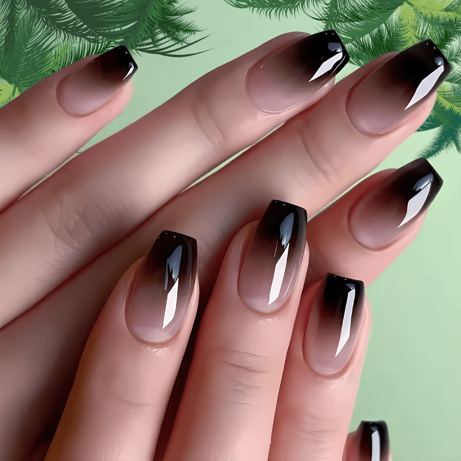 Des Faux Ongles Sublimes en 5 min – Sans Colle, Sans dégâts, Sans RDV - Éclipse Noire