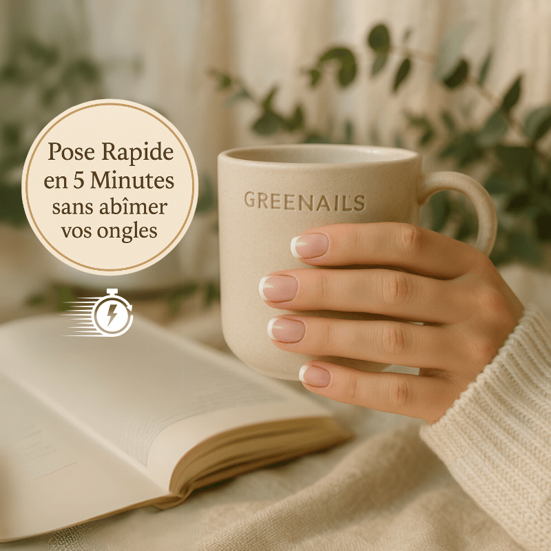 Classic Chic - Faux Ongles Sain, Chic et Naturel Conçu Pour les Femmes Actives