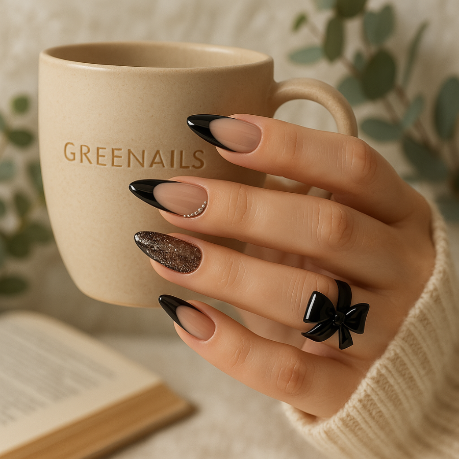 Des Faux Ongles Sublimes en 5 min – Sans Colle, Sans dégâts, Sans RDV - Black Allure