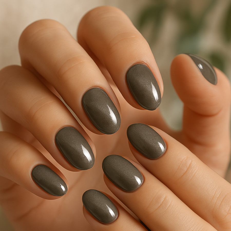 Des Faux Ongles Sublimes en 5 min – Sans Colle, Sans dégâts, Sans RDV - Gris Perle Intense