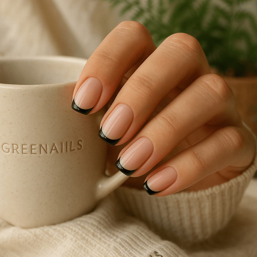 Des Faux Ongles Sublimes en 5 min – Sans Colle, Sans dégâts, Sans RDV - Noir Intense