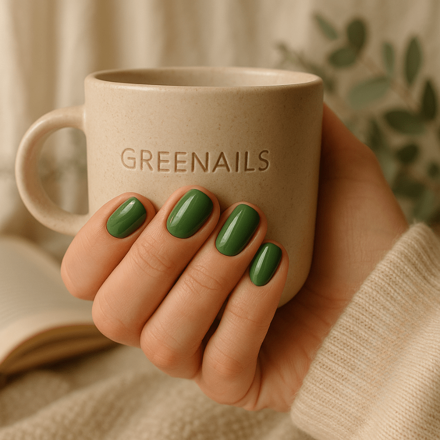 Des Faux Ongles Sublimes en 5 min – Sans Colle, Sans dégâts, Sans RDV - Vert Intense