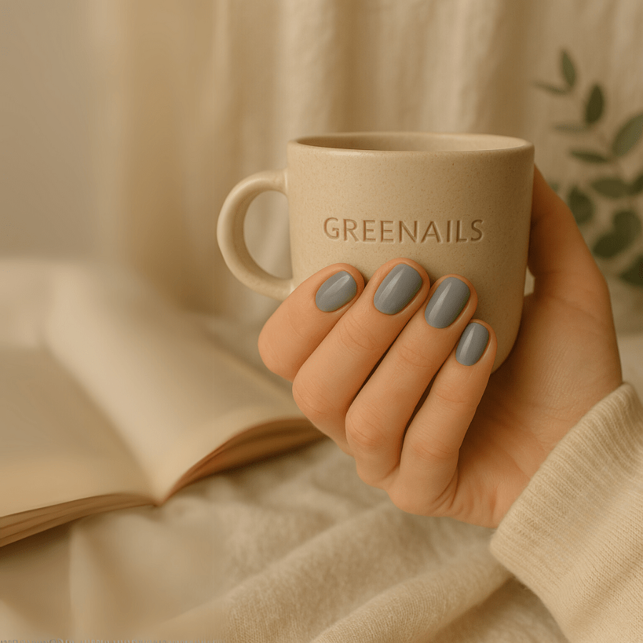 Des Faux Ongles Sublimes en 5 min – Sans Colle, Sans dégâts, Sans RDV - Gris Élégant