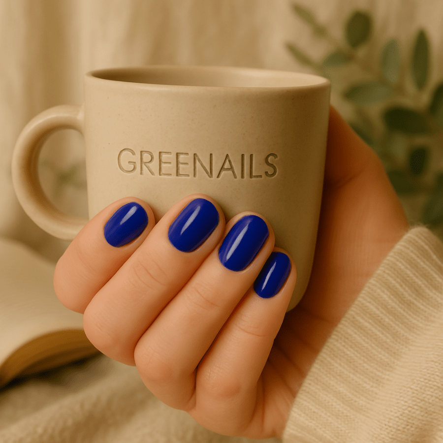 Des Faux Ongles Sublimes en 5 min – Sans Colle, Sans dégâts, Sans RDV - Bleu Électrique