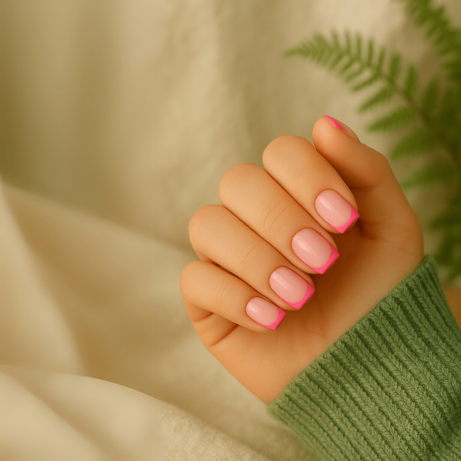 Des Faux Ongles Sublimes en 5 min – Sans Colle, Sans dégâts, Sans RDV – Sans abîmer vos Ongles - Pink Edge